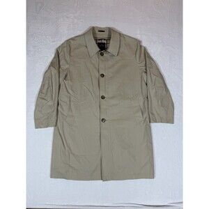 Brooks Brothers Trench Coat 40R Beige Men